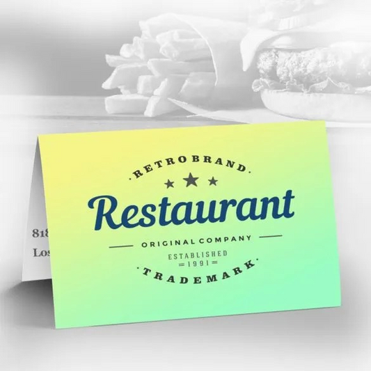 Fold Over Business Cards